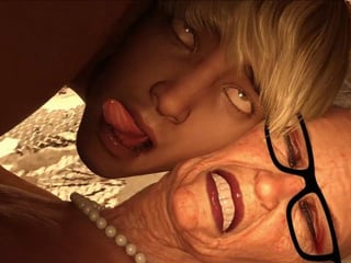 Hexagon - Granny on Young Femdom