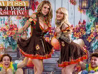 Enzo East and Parker Ambrose have let their stepmoms dress them up for Thanksgiving