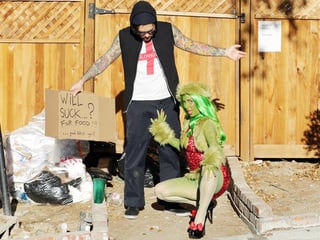 The Grinch gives up and wants some anal