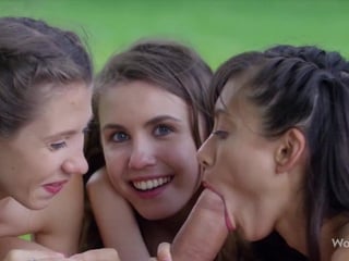 Outdoor Orgy with Shrima Malati, Stefanie Moon, and Elle Rose