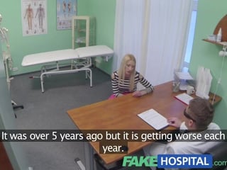 Orgasmic Delight: Doctor's Sensual Session with Blonde