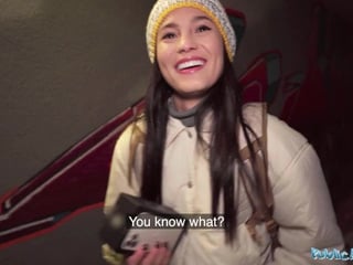 Sexy Brunette Rides a Big Fat Dick