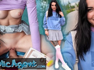 Cash for Tits and Ass with Slim Italian Student