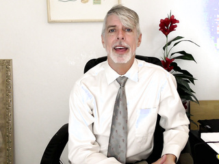 ManPuppy: Psychiatrist Richard Lennox Teaches Virgin To Cum In Office Session