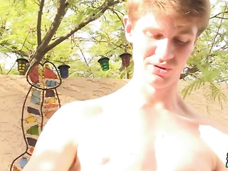 ZackRandall: Ethan Hawkes Empty His Swinging Balls With His Mighty Hands