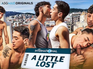ASGMAX - Lost in Barcelona - Hunk Tourist Johnny Hackson Gets Sweaty Bareback Ri