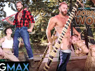 ASGMAX - Twink Caught Stealing Wood, Now He's Getting Morning Wood