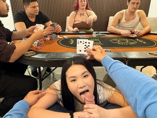 Sakura Lin and Mike Ox Play High Stakes in a Game of Lustful Poker