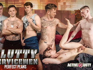 ACTIVE DUTY - Big Military Cocks Double Stuffing Tight Hole