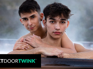 NEXT DOOR TWINK - Two Shy Twinks Turn Slutty - Kai & Dylan’s Big Cocks in Wet Tw