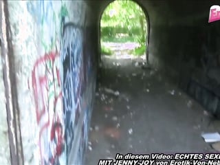 Chubby Slut Gets Caught Having an Outdoor Adventure in the Heat of the Moment