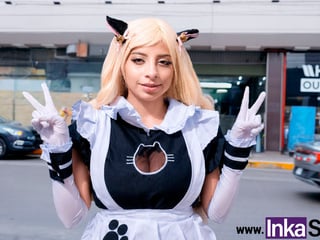 MAID is bought by a dark-skinned guy