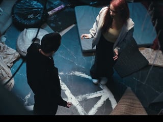 Ouija Board Parody Prank - Redhead Babe Face Fucked While the Time is Frozen