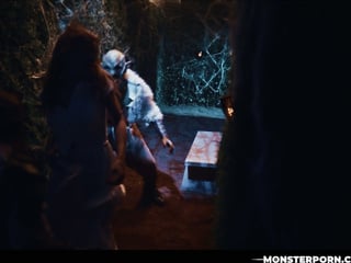 Girl Lost in the Woods - Redhead Fucked by Goblins In Hardcore Futa Threesome