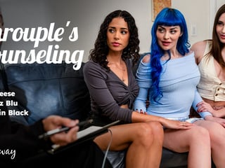 Jewelz Blu, Ella Reese, and Jazmin Black Navigate Throuple Therapy