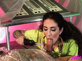 Inked Arabelle Raphael Takes Full Advantage Of Her Subs Bound Body