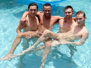 PRIDE STUDIOS Poolside Hormones Leading to Bedroom - Javier Cruz, Mike Monroe