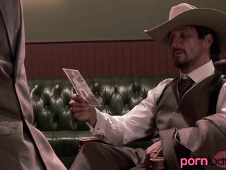 Wild west orrgy babes suck & get plowed