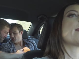 BIPHORIA Hitchiking dicks land at her fuckfest home - Sovereign Syre, Colby Jansen, Charlie Patterson