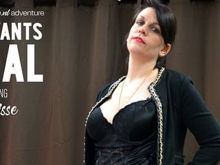 Housewife Clarisse wants it up the ass and then some...