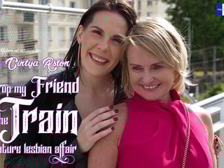 Two mature friends have a naughty lesbian affair at home