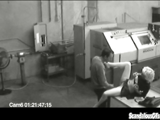 MILF blonde masturbates at work then jerks cock