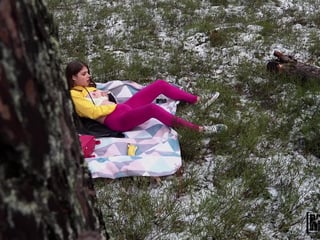 MihaNika69 gets caught during masturbating