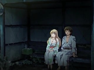 Accidental rotenburo cock sucking then more... - hentai porn