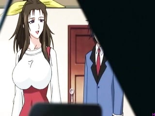 Next door piano teacher shows shy boy how to fuck - Hentai Uncensored