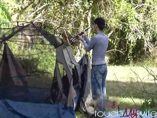 Watching Wifey Fuck Camping Neighbor in Tent