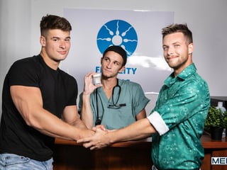 Gay sex at the fertility clinic - Theo Brady and Malik Delgaty