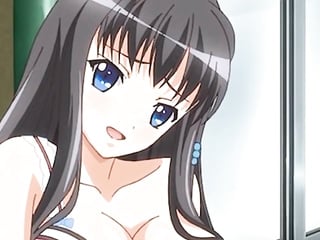 Hotties stroking young cock - Hentai Threesome